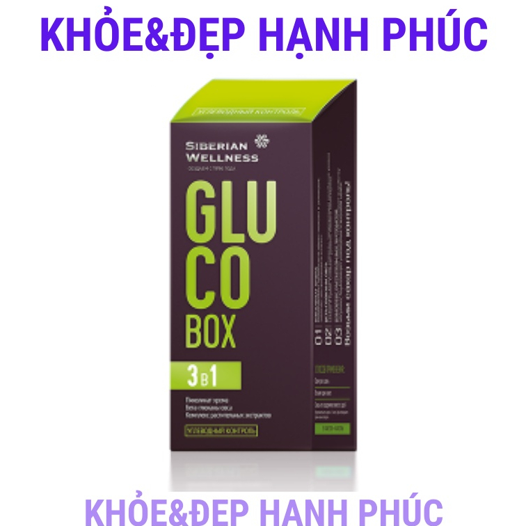 [ Hỗ trợ tiểu đường ] Hộp GLUCO / Kiểm soát đường - Bộ hộp hàng ngày – 30 gói/hộp – 4 viên/túi