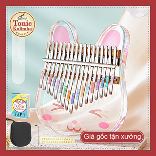 (MUA 1 ĐƯỢC 5) ĐÀN KALIMBA THỎ HỒNG ACRYLIC CEGA TONIC SIÊU ĐÁNG IU ÂM VANG HAY TRONG TRẺO