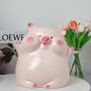 [MUA 1 TẶNG 1 NHỎ ] Heo đất, lợn đất mẫu Heo Bánh Bao HELLO size ĐẠI, Heo đất quà tặng, trang trí - HĐ51