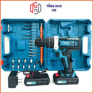  MÁY KHOAN PIN MA.KIITA 72V 3 CHỨC NĂNG KHOAN TƯỜNG BẮN VÍT TẶNG BỘ ĐỒ PHỤ KIỆN   LOẠI KẸP VÍT  