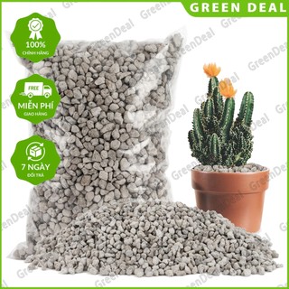 Pumice Stone (Bao 1 Lít) | Đá bọt nham thạch trắng giá thể trồng cây cảnh, vật liệu lọc hồ thủy sinh