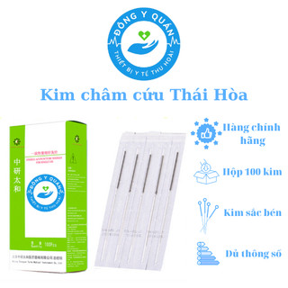 Kim Châm Cứu Thái Hòa- Kim Châm Cứu vô trùng dạng vỉ- Đủ size- Đủ số