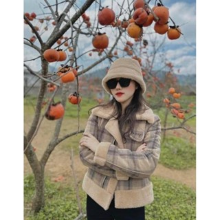 [Có Sẵn] Áo Khoác Dạ Kẻ Caro Lót Lông HÀNG CAO CẤP LOẠI 1 dành cho nữ hót 2024