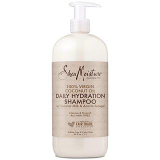 Dầu gội / dầu xả dưỡng ẩm Shea Moisture Dầu dừa 100% dừa nguyên chất - phục hồi tóc hư tổn 1L *2