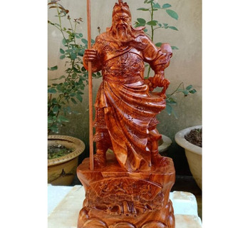 Tượng quan công quan vân trường gỗ hương