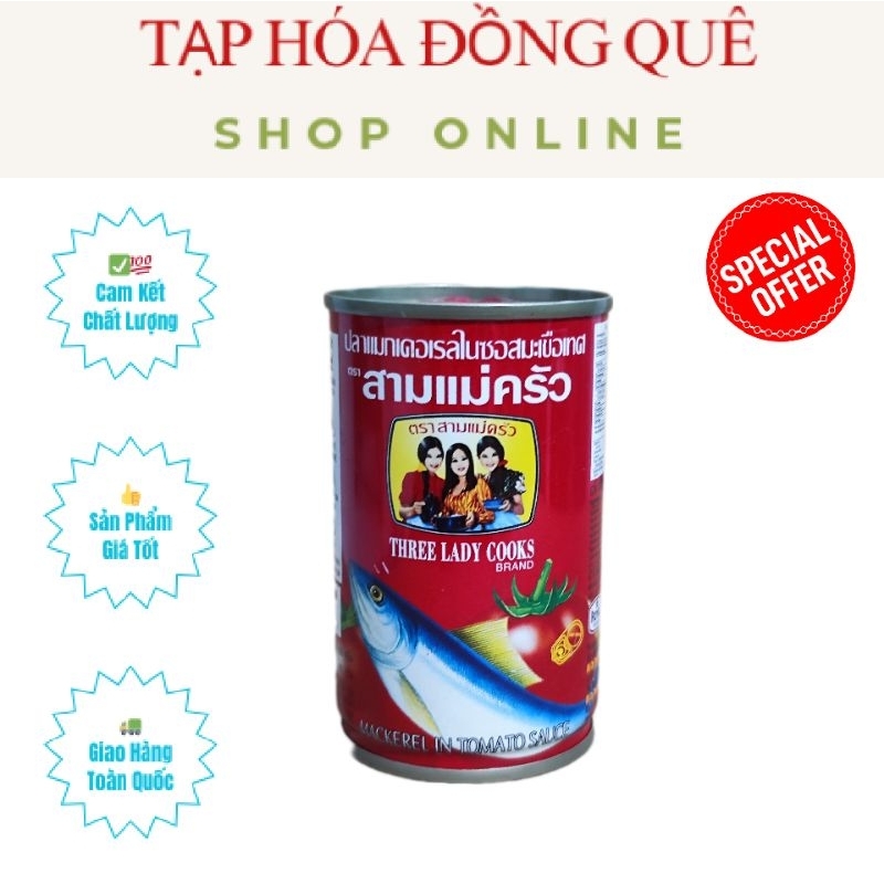 Cá Hộp 3 Cô Gái Hộp 155g