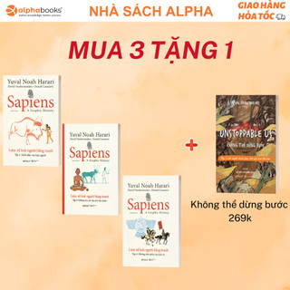 Lẻ/Combo Sách Sapiens: Lược Sử Loài Người Bằng Tranh Tập 1 + Tập 2 + Tập 3 (Yuval Noah Harari) Omega Plus