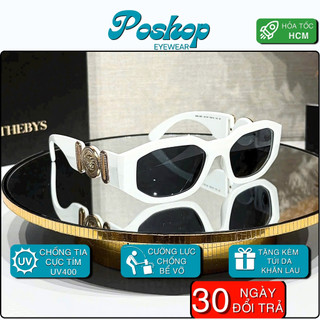 Kính mát nữ cao cấp VER.SACE POSHOP mắt kính râm vuông thời trang ITALIA màu sắc dễ đeo chống uv400