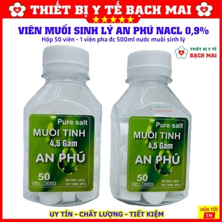 Muối Viên Sinh Lý NACL 0,9% [Hộp 50 Viên]