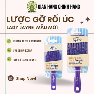 Lược gỡ rối và chải tóc của Úc detangling brush LADY JAYNE bản dude WET Brush