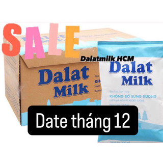 TIỆT TRÙNG DALATMILK BỊCH KHÔNG ĐƯỜNG DALATMILK DATE 12/2024