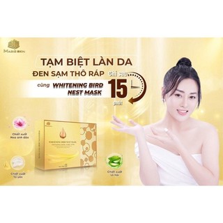 NẠ YẾN CẤY PHẤN TRẮNG DA Magic Skin mặt nạ ủ yến trắng da whitening bird nest mask magicskin