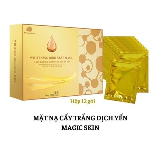 NẠ YẾN CẤY PHẤN TRẮNG DA Magic Skin mặt nạ ủ yến trắng da whitening bird nest mask magicskin