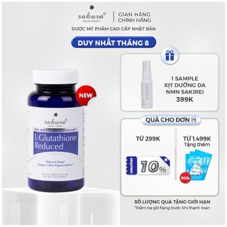 Viên uống trắng da chống lão hóa Sakura L - Glutathione Reduced 60 viên