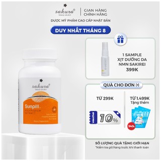 Viên uống chống nắng sinh học toàn thân Sakura Sunpill 30 viên