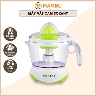 [Mã ELHA22 giảm 5% đơn 300K] Máy ép cam tự động bằng điện Sokany - Máy vắt cam tự động - BẢO HÀNH 12 THÁNG