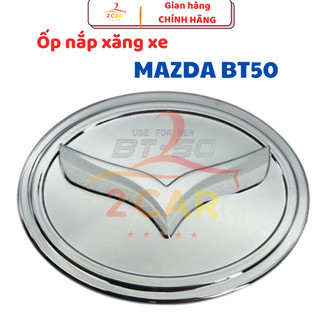 Ốp nắp bình xăng xe mazda bt50 2015-2023 2024 mạ crom cao cấp