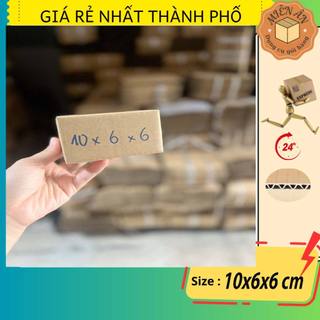Hộp giấy P11 size 10x6x6 cm, thùng carton gói hàng Everest