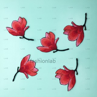 Hình thêu mộc lan trang trí (bông) #0205