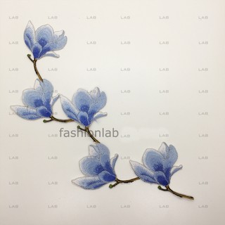 Hình thêu mộc lan trang trí (bông) #0205