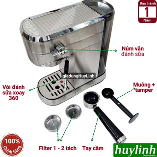 Máy pha cà phê Espresso Tiross TS6212 - 15 bar [Model mới 2022]