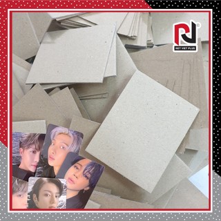 Combo 5-10 tấm Bìa Carton lạnh 2 lớp khoảng 1mm, làm bìa sổ tay, bìa cứng, bìa menu, đồ handmade