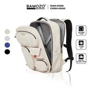 Balo laptop 15,16 inch Bamozo Sober Backpack có ngăn chống sốc, Cặp du lịch đi học đi làm nam nhiều ngăn trượt nước tốt