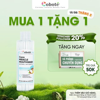 Nước súc miệng chăm sóc toàn diện Cobote dạng dầu 200ml