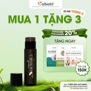 Tẩy tế bào chết môi Cobote giúp môi mềm mịn, giảm thâm, làm hồng môi 5g