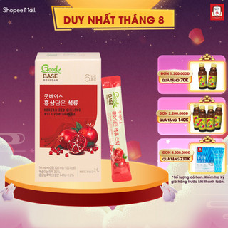 Nước Hồng Sâm Hàn Quốc Goodbase Lựu Đỏ KGC Jung Kwan Jang (10ml x 10 gói)