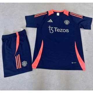 Áo Đá Banh CLB Manchester 22/23- Bộ Quần Áo Đá Banh MU Training Màu Trắng mùa giải 2021/22 phom 43-90kg
