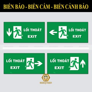 Biển chỉ dẫn lối thoát exit gắn tường