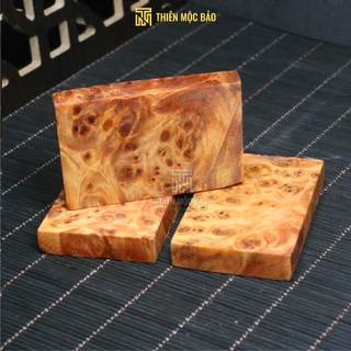 Phôi 4x6cm gỗ Nu Huyết Long chất già trăm tuổi, thơm đậm | Thiên Mộc Bảo