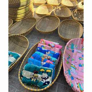 Combo 2 món (nôi tre + bọc) Nôi tre nằm võng cho bé sơ sinh đến 36 tháng, đan từ tre tự nhiên, an toàn và thoáng mát