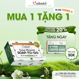 Xà phòng rửa tay diệt khuẩn 99.9% Cobote làm sạch tốt, mùi hương nhẹ, dễ chịu 30g