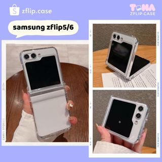 [Best Seller] Ốp Trong Suốt Samsung Z Flip 7/ ZFlip 6/ZFlip 5 kèm bản lề ôm chắc máy, bảo vệ toàn diện ZFlip5/ ZFlip 6