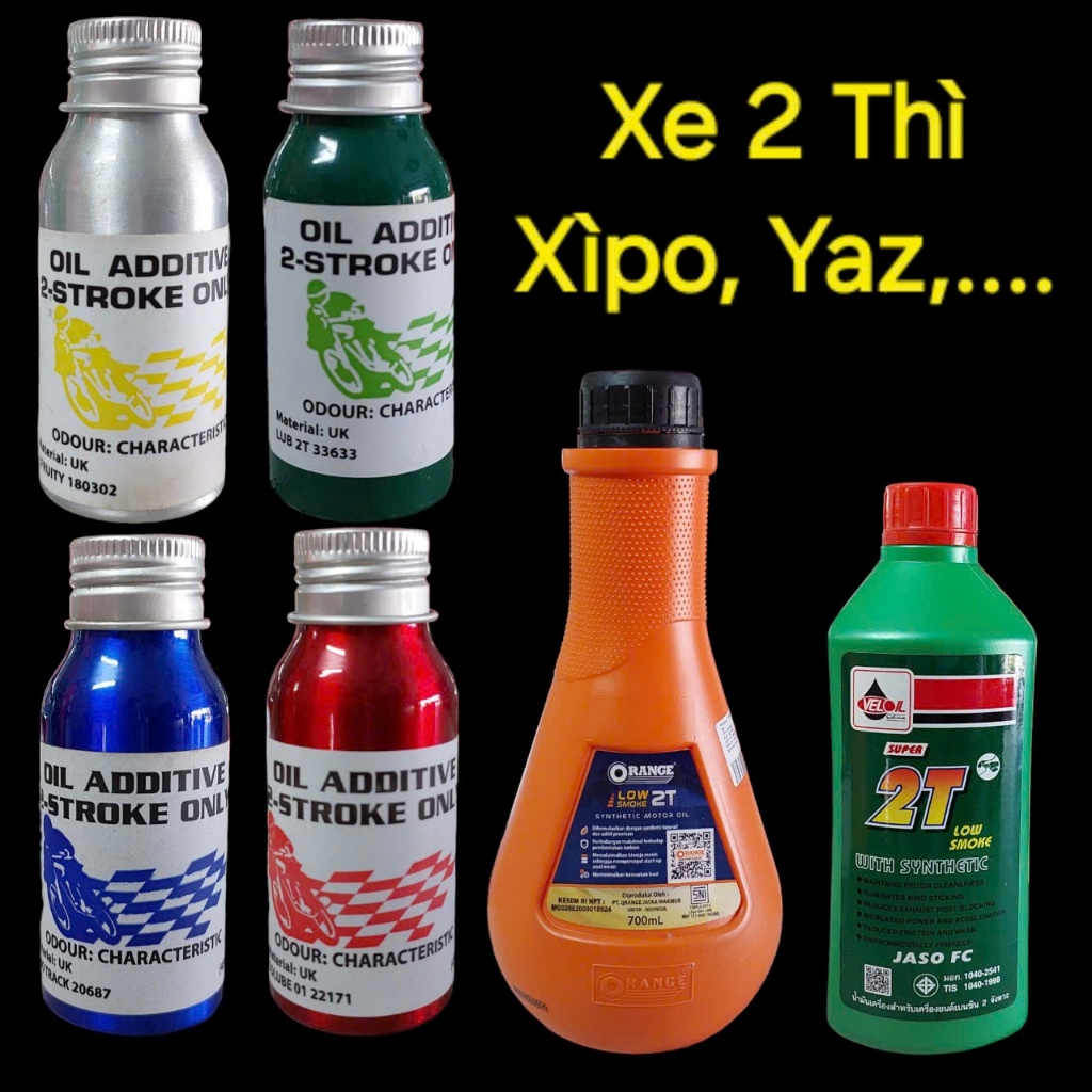 Tinh Mùi, Nhớt Pha Xe 2 Thì Orange ,Veloil.