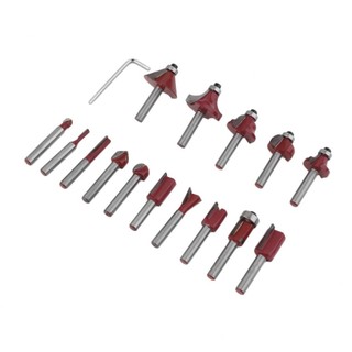 Bộ 15 mũi phay gỗ 6.3mm