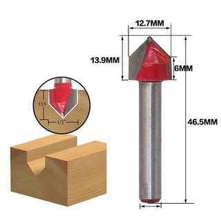 Bộ 15 mũi phay gỗ 6.3mm
