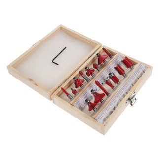 Bộ 15 mũi phay gỗ 6.3mm