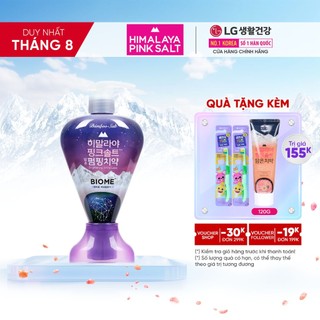 Kem đánh răng Bamboo Salt Himalaya Pinksalt Pumping Biome 285g