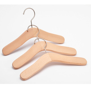 Móc treo quần áo, móc áo gỗ ngang trẻ em cỡ 25,5cm