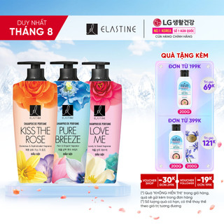 Dầu gội Elastine De Perfume hương nước hoa 600ml