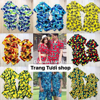 [ Giảm 10 % ]ĐỒ BỘ TRÁI CÂY ĐI BIỂN NHÓM, BỘ CÂY DỪA ĐI BIỂN GIA ĐÌNH BỘ ĐI BIỂN ĐỦ SIZE NAM NỮ TRANG TƯƠI SHOP