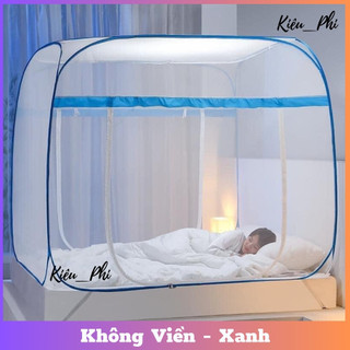 Mùng chụp tự bung gấp gọn đỉnh vuông- Màn chụp Kiều Phi 1m2 1m6 1m8 2m2 trùm tiện lợi