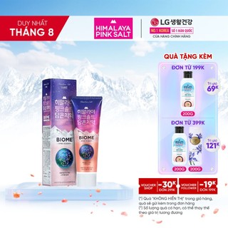 Kem đánh răng Bamboo Salt Himalaya Pinksalt Biome 100g