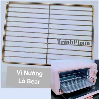 Vỉ Nướng inox 304- Phụ Kiện Lò Nướng Bear. Có Đủ Kích Cở