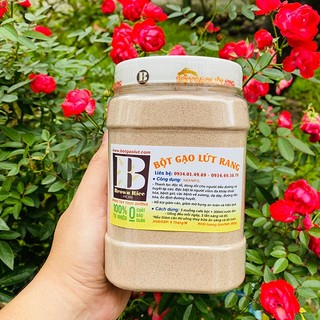 BỘT GẠO LỨT giảm cân BROWN RICE rang tay (hũ 800gr)