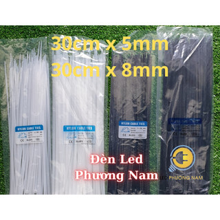 Dây rút Trắng 3T (30cm), Dây thít nhựa