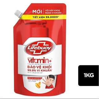   HSD: 04 2027  Nước rửa tay Lifebuoy  Túi đỏ - TL: 1kg  
